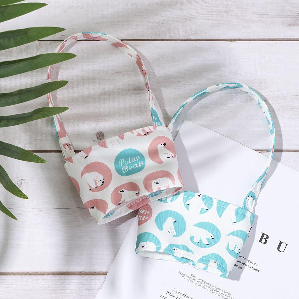 Travel Picnic Reusable Beverage Cups Holders Japanese Coffee Tea Mug Bag Canvas Portable Dog Series