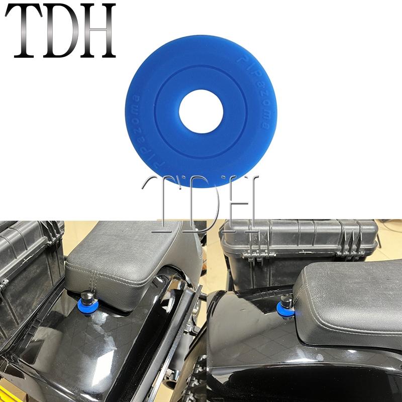 

Резиновая прокладка заднего крыла сиденья водителя, крепление защитное для Harley Sportster Iron 1200 883 Fat Street Bob FXBB CVO Road Glide синий