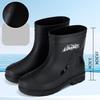 Fashion New Casual Men's Outdoor Rain Boots Men Middle Tube Hiking Fishing Water Shoes Anti-slip Chef Work Ankle Boot Waterproof Shoes
