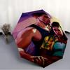 1pc GTA Umbrella, Sun Protection, And UV Shielding. It Has Eight Sturdy Ribs for Outdoor Use And Perfect As a Holiday Gift