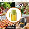 200ml Glass Spray Bottle Kitchen Barbecue Cooking Olive Oil Dispenser Oil Jar Baking Soy Sauce Spray Container Kitchen Tools