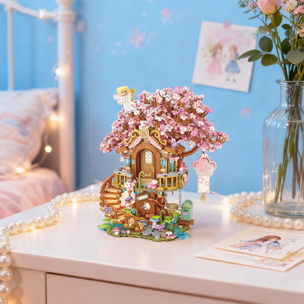 House Small ParticleAssembly Building Block House Toys