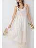 Women's Forest Style Embroidered Layered Lace Long Dress