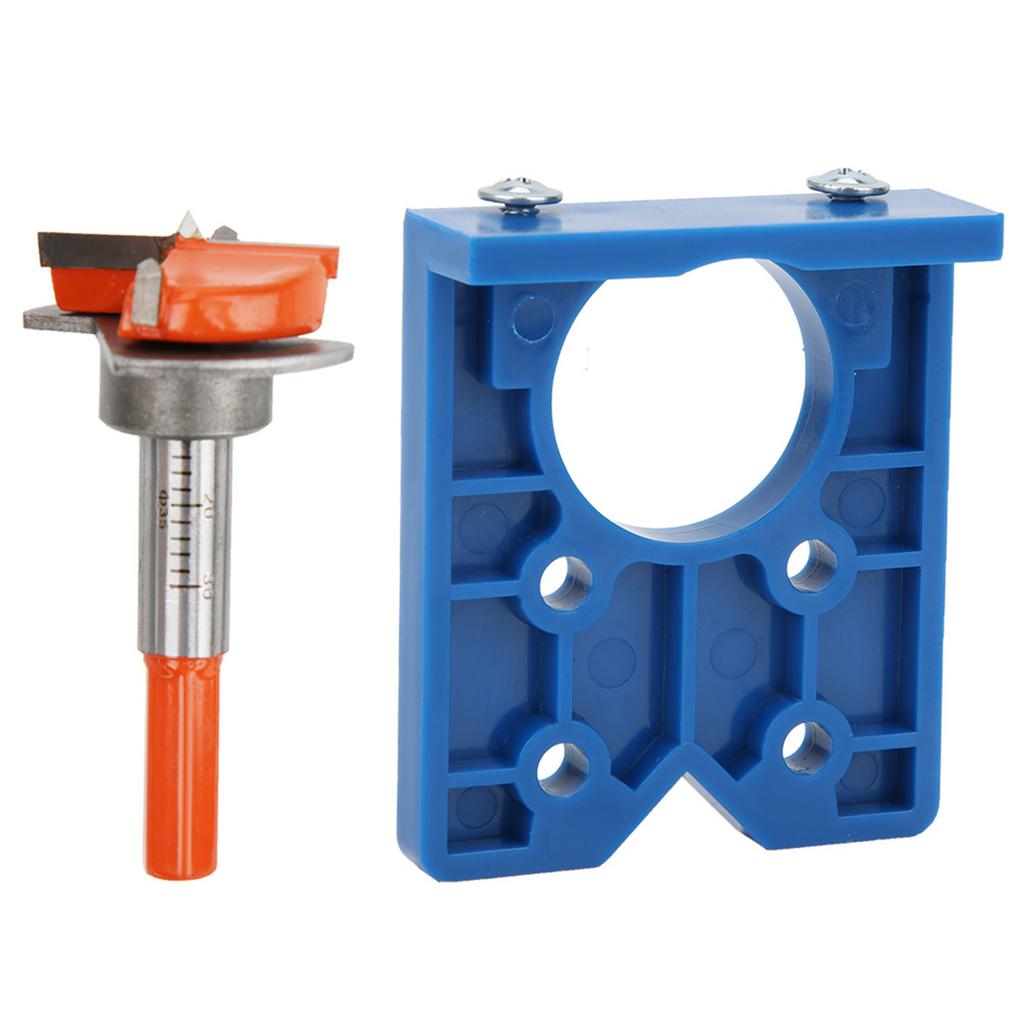 Hinge Hole Opener Accuracy Locator Door Drilling Guide Drilling Jig Pencil Screw 35mm