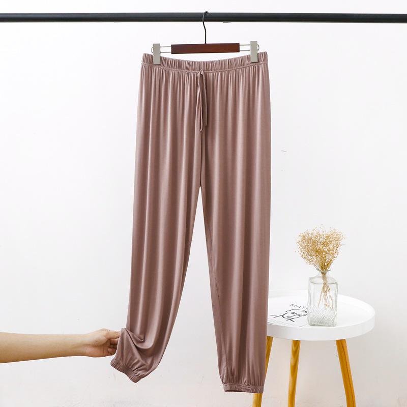 

Женские шаровары с высокой талией и широкими штанинами - легкие модальные леггинсы для больших размеров, летние антимоскитные брюки 6XL