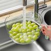 Multifunctional Washing Rices Fruit Drainer Large Capacity Greens Washing Strainer Vegetables Salad Tool