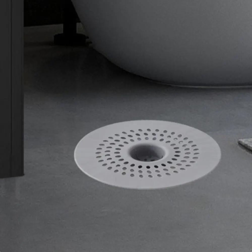 Durable Anti-blocking Hair Kitchen Sink Filter Round Lightweight Hair Filter Stain Resistant Silicone Sink Strainer Kitchen