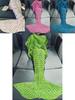 Fairy Tail Wool Mermaid Blanket With Heart Pattern For Cozy Home Decor