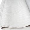 Tapis à relief géométriques moderne blanc 160x230