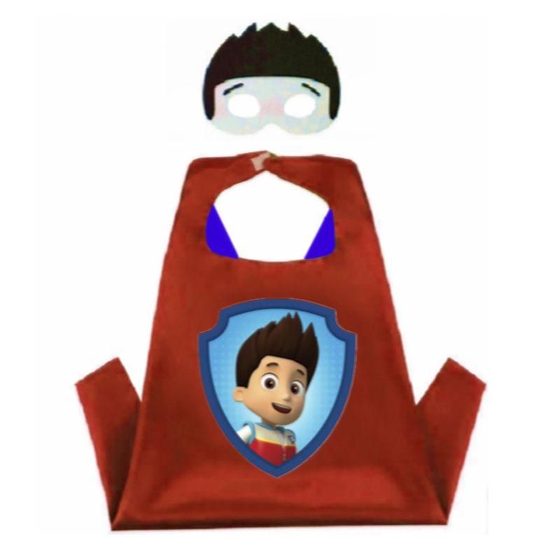 Poutavý kostým pláště a masky Tlapkové patroly pro cosplay na dětské maškarní večírky