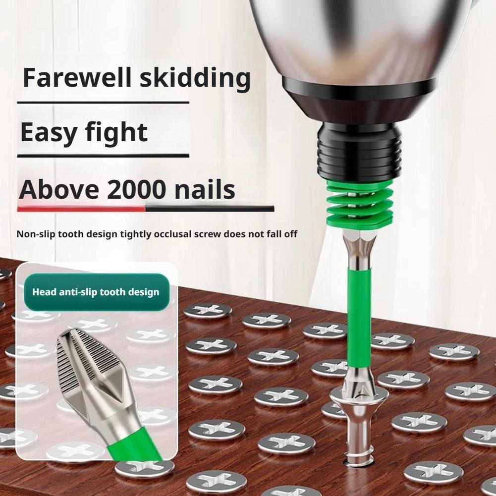 Rainbow Spring Screwdriver Bit 65mm/90mm/110mm Strong Magnetic Anti-Slip Cross Phillips Head for Electric Drill Screwdrivers