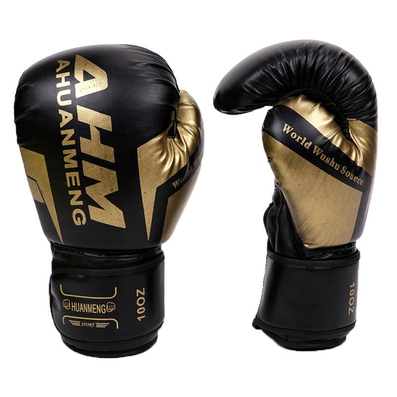 1 Pair Boxing Gloves Adults Women Men Boxing Sanda Gloves Unisex Boxing Training Exercise Leather Gloves Sports Protection Mitts
