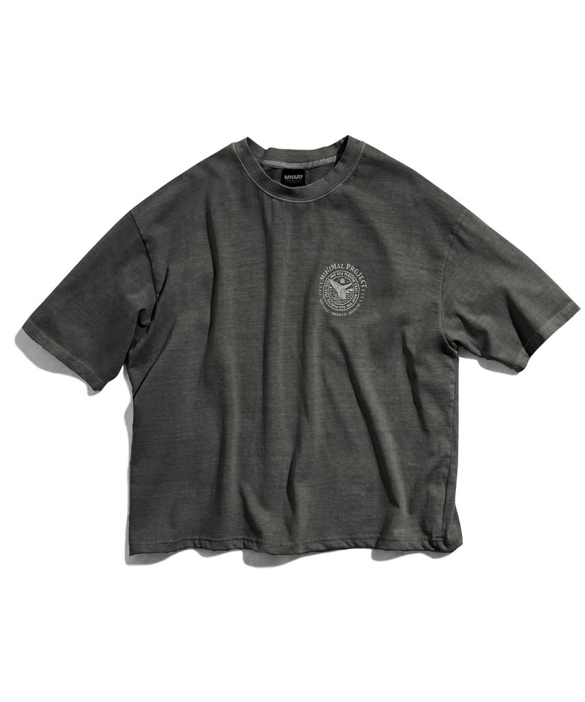 MINIMALPROJECT Whale Pigment Crop Short Sleeve T-Shirt Mst166C / 3 Colors