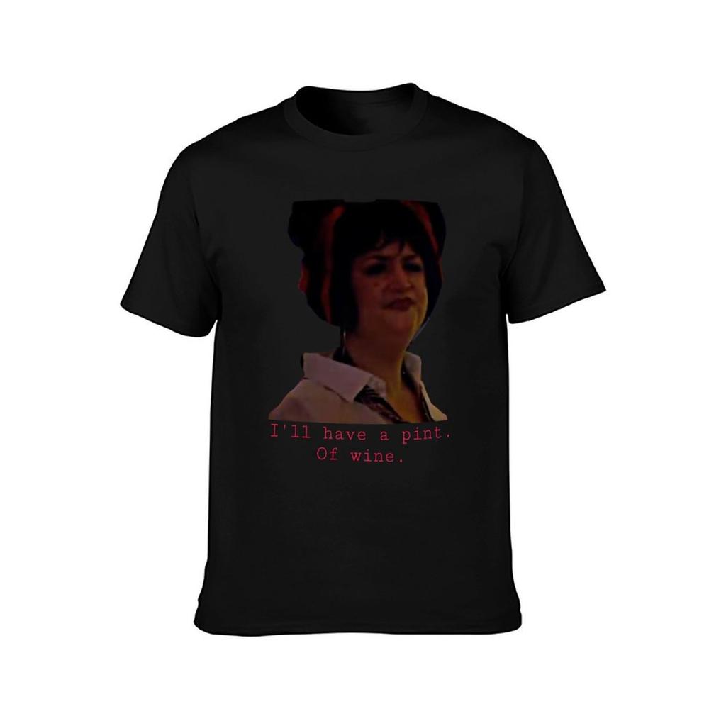 Nessa Gavin Stacey Pint Of Wine TShirt Lightweight Casual Summer TShirt