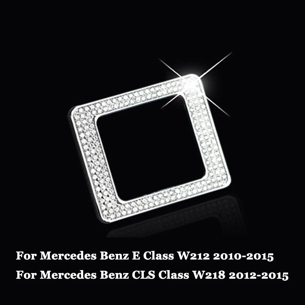 For Mercedes Benz C E S CLS GLC Class W205 W212 W213 W222 W218 X253 Car Accessories Central Clock Watch Ring Trim Diamond Cover
