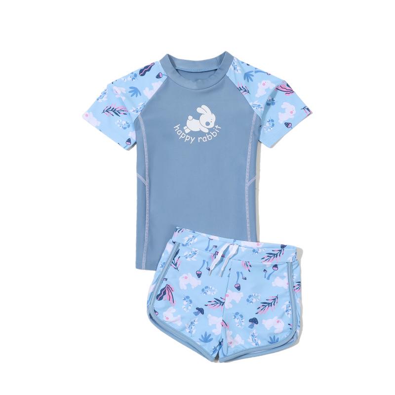 2025 New Style Two-Piece Swimsuit for Girls - Ideal for Kids & Teens' Swim Training