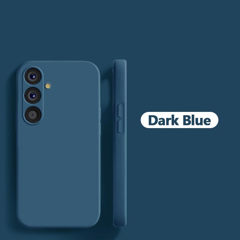 For For Samsung A54 5G Case Luxury Liquid Silicone Camera Lens Protector Soft Back Cover For Samsung Galaxy A54 A 54 5G Phone Cases