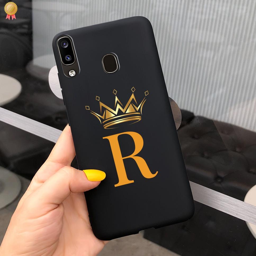 Für Samsung A20 A20s A20e Hülle Schwarz Rosa Buchstaben Rückabdeckung Silikon Für Samsung Galaxy A 20 A20 S E A20s A20e Handyhülle Funda