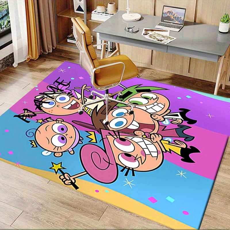 The Fairly Oddparents Office Carpet Soft Polyester Entrance Carpet Washable Non slip Machine Washabl