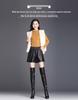 2026 New Women's PU Leather Wide-Leg Shorts, Elastic Waist & Slimming Base Layer, Plus Size Bootcut Pants for Spring/Autumn.