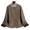 Double-sided cashmere coat women's short autumn and winter new woolen coat women's small