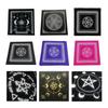 Karta tarota specjalny obrus gra planszowa fortuna astrologia aksamitna podkładka na karty Pentagram wróżbiarstwo ołtarz tkaniny