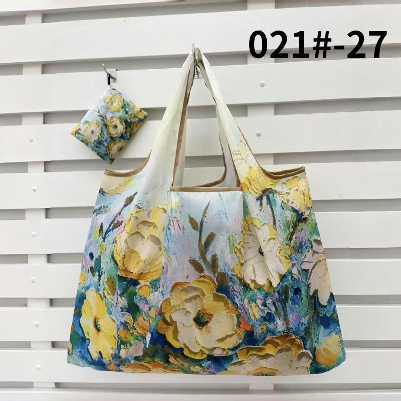 Eco-friendly Foldable Large Capacity Shoulder Tote for Groceries
