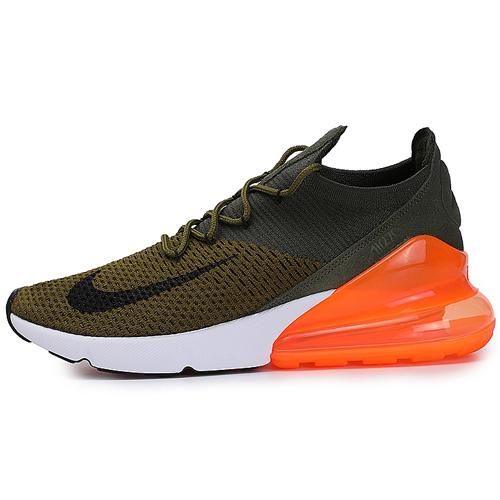 

Новые Nike Air Max 270 Flyknit Olive Flak Total Orange AO1023-301 42.5