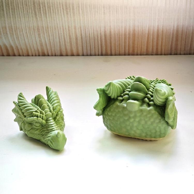 Dragon Head Shaped Candle Silicone Molds for Candle Soap Gypsum Decorations Home Desk Ornaments Epoxy Resin Craft