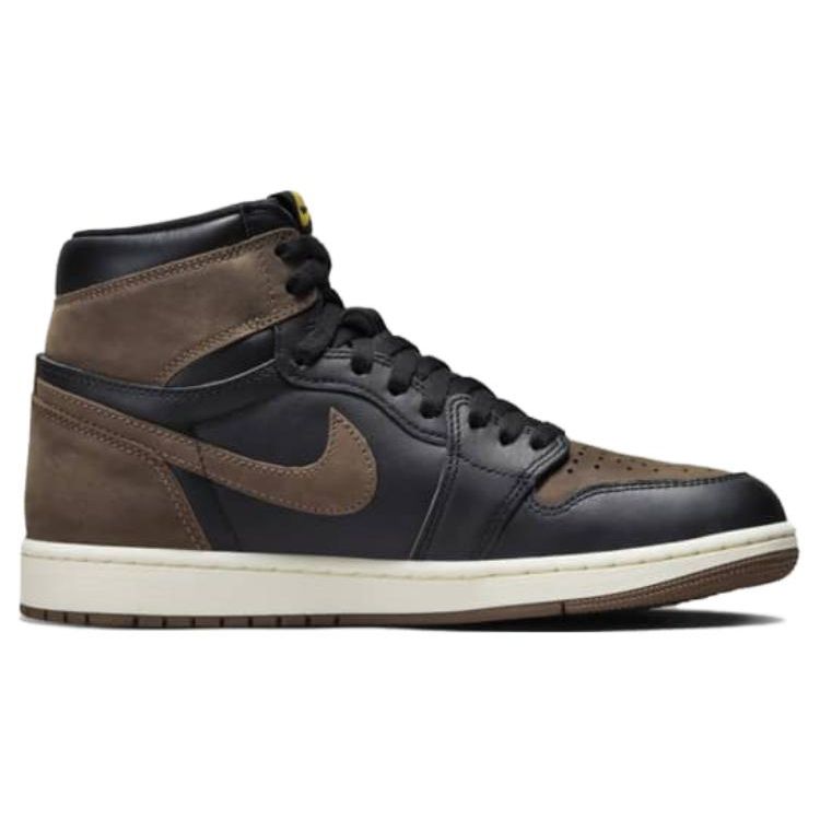 Air Jordan 1 Retro High OG Palomino Unisex Sneakers Brown Black Metallic-Gold DZ5485-020
