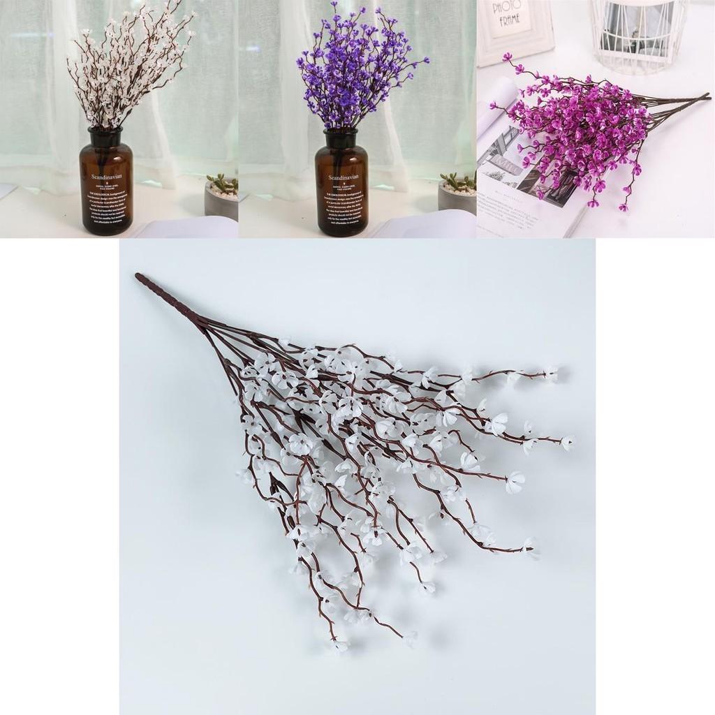 Beautiful Artificial Plum Blossom Branches For Year-round Home And Event Decor