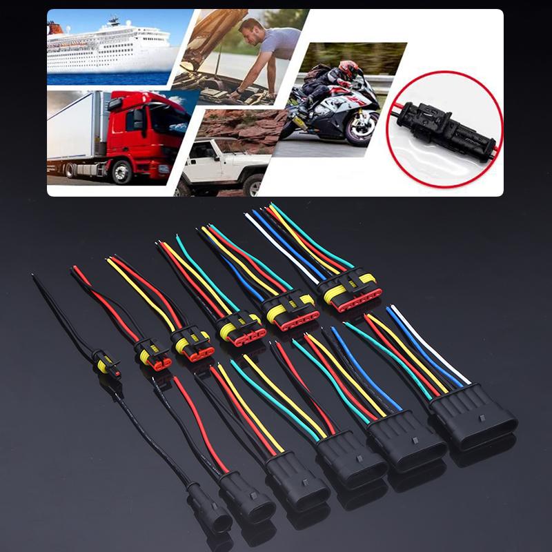 1/2/3/4/5/6 Pin Way Electrical Wire Connector, 18Awg Male Female Plug Socket, Quick Disconnect Wire Connectors For Car, Truck