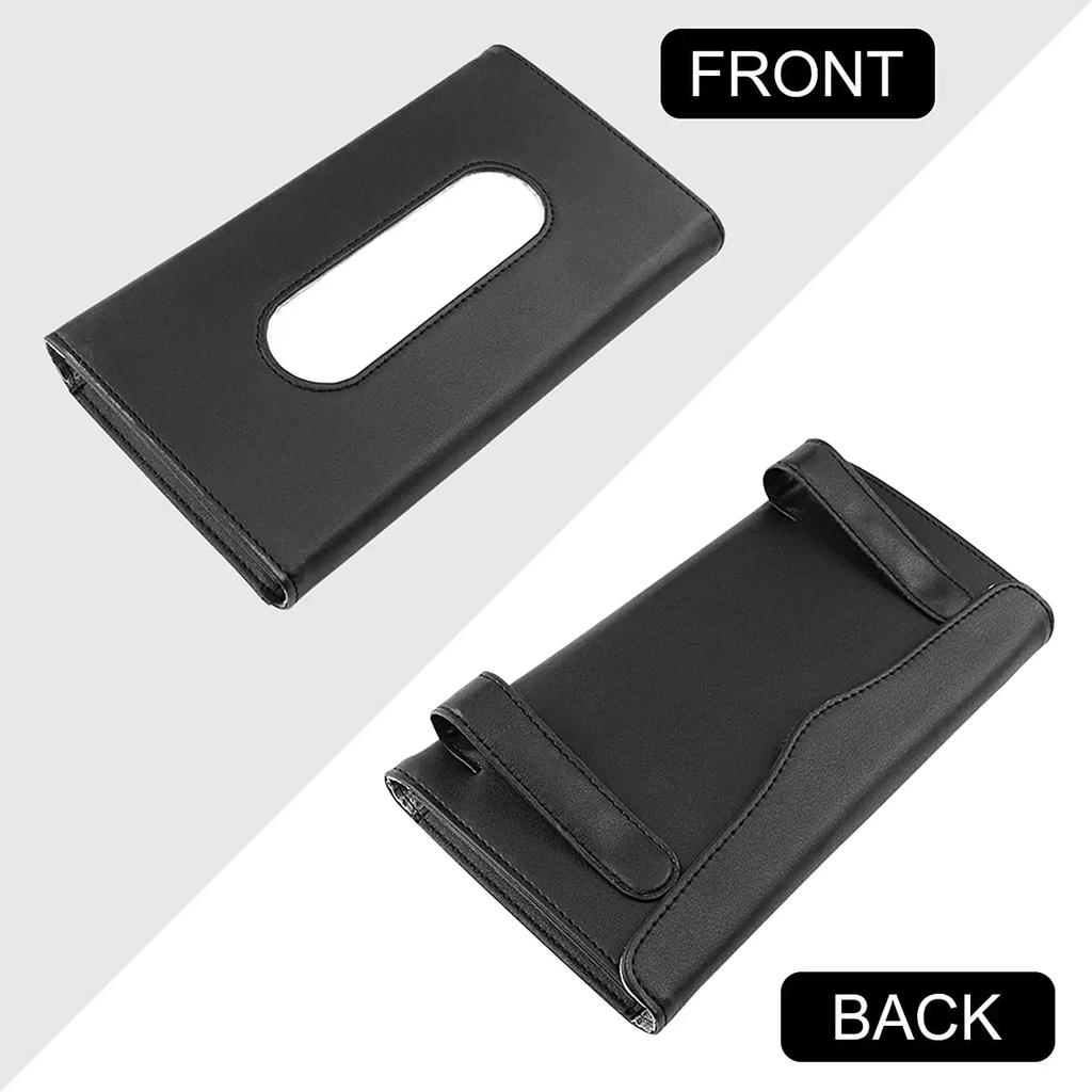 Car Tissue Box Car Sun Visor Tissue Box Interior Holder Auto Interior Storage Universal Car Accessories