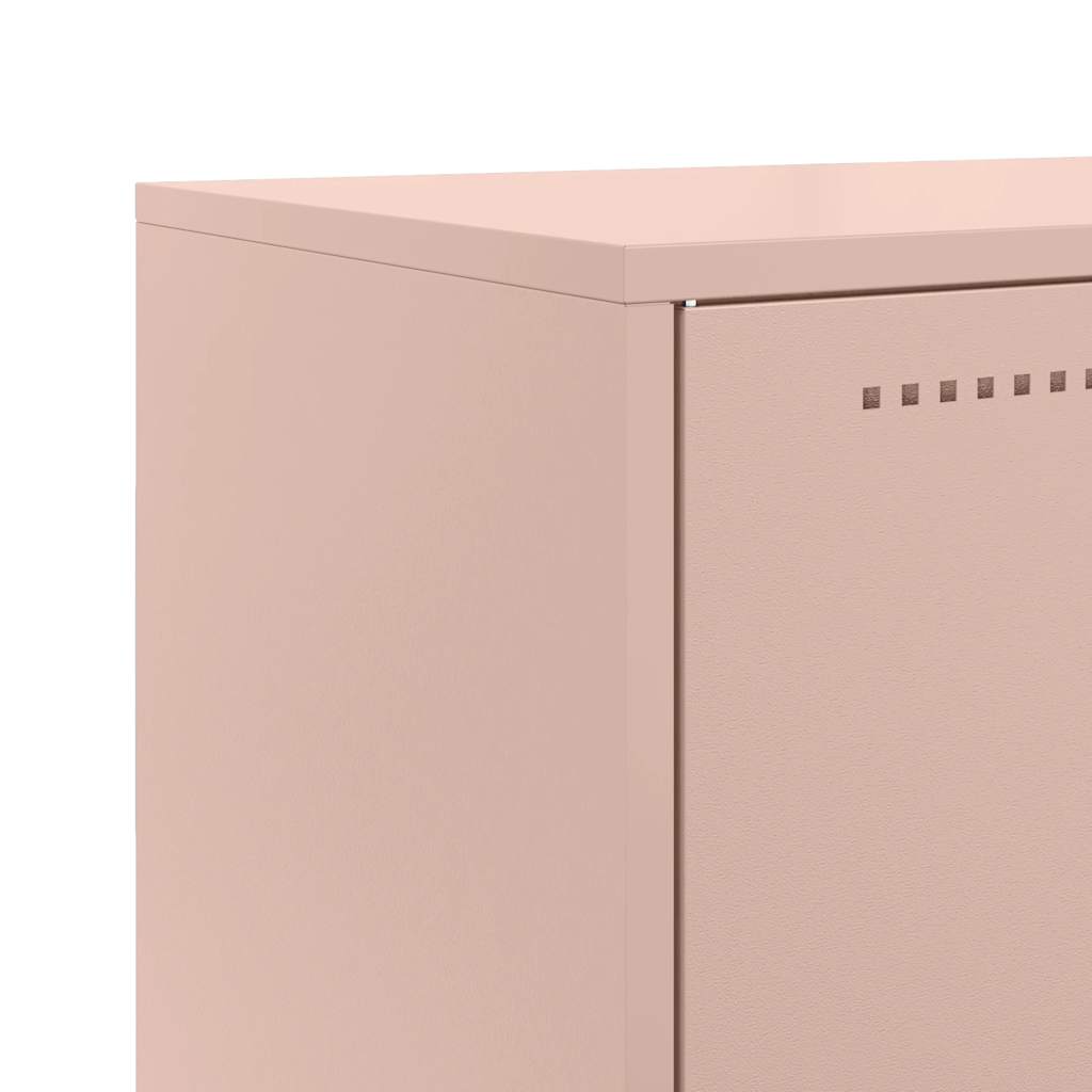 Pink Sideboard 68.5 x 38.5 x 107 cm Steel