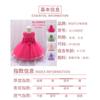 Baby Girls Princess Dress Solid Color Bow Birthday Party Toddler