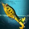 Soft Treble Hook Soft Fishing Lures Spinner Sinking Artificial Bass Bait Rubber Frog Lure  Fishing