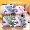 Plushkeychain With Shark Pullable Spinning Tail Toy Pp Cotton Stuffed Gift