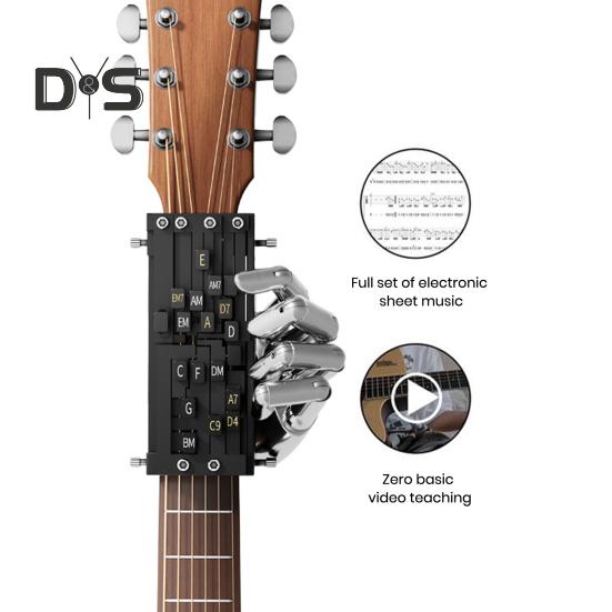Guitar Aid Chords Trainer Guitar Assisted Tool Learning System for Beginners Adults And Teens Guitar Chord Accessory Practice Aid