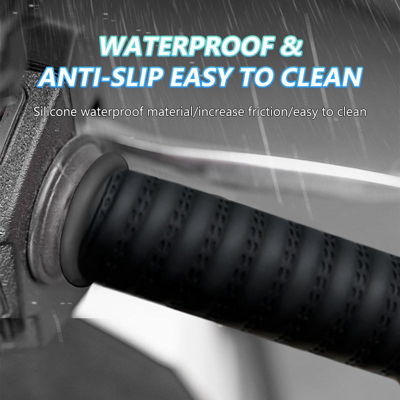 SEAMETAL Motorrad Silikon Lenkerabdeckung Universal Selbstschrumpfend Rutschfest Antivibration Motorrad Griffabdeckungen Hülle Schutz