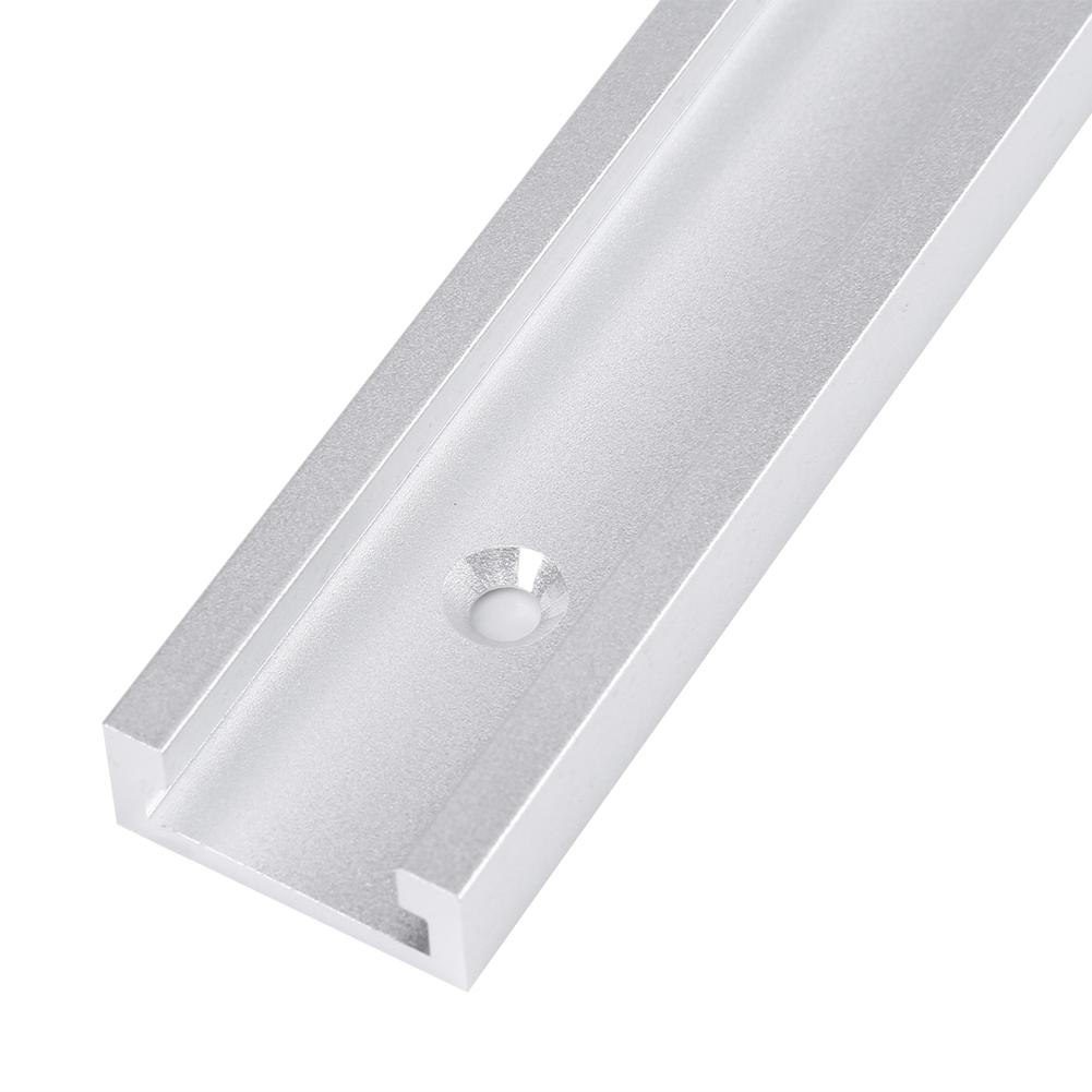 Aluminum Alloy T Track T slot Track for Woodworking Workbench Machines(400mm)