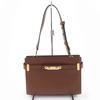 Excellent BALLY Shoulder Bag Carriage Shoulder Bag 2WAY Leather Handbag Brown Used