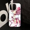 Beliebte Anime-Mädchen mattierte Handyhülle Für iPhone 17 16 15 14 Plus 13 12 11 Pro Max X Xs XR Silber Hartschalen-Cover