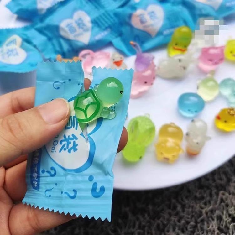 Glowing 3D Cartoon Animal Blind Bag Toy Figurine - Children's Summer Gift