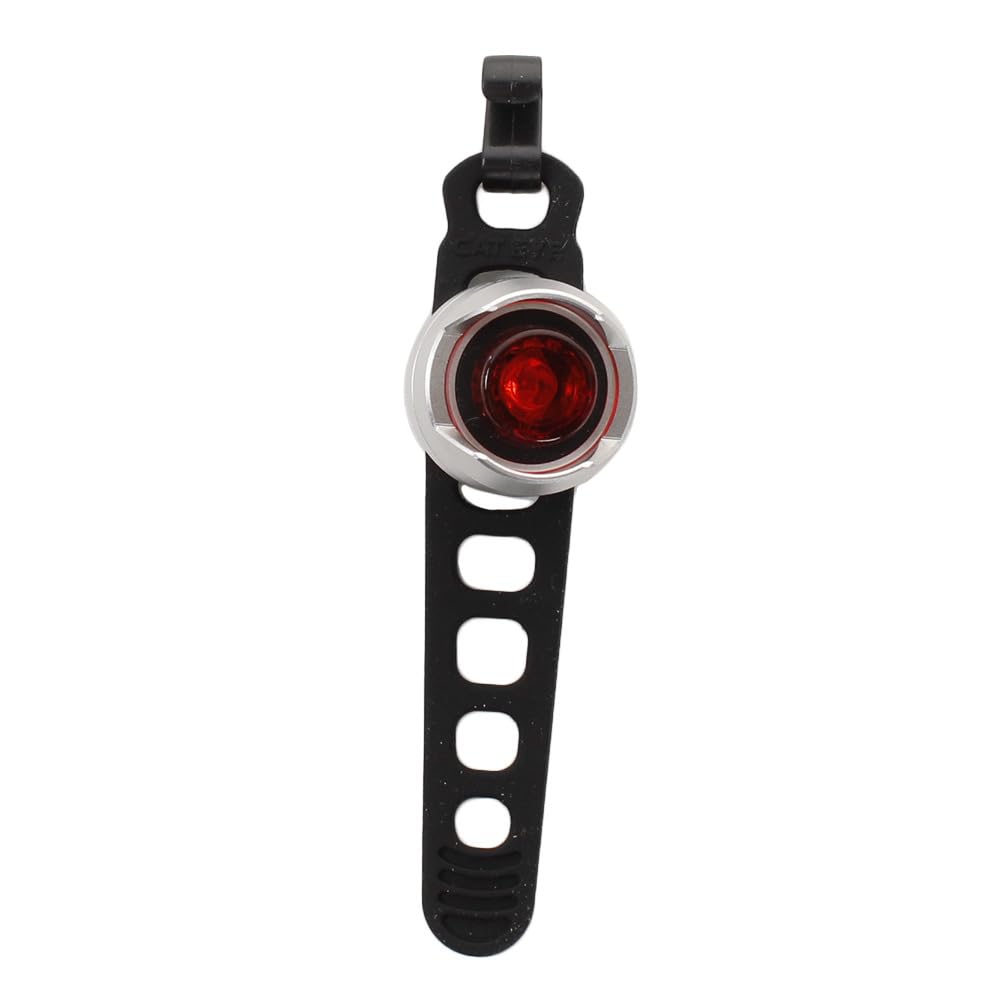 CatEye ORB Battery Bicycle Light Taillight, Silver, Operated, SL-LD160-R,
