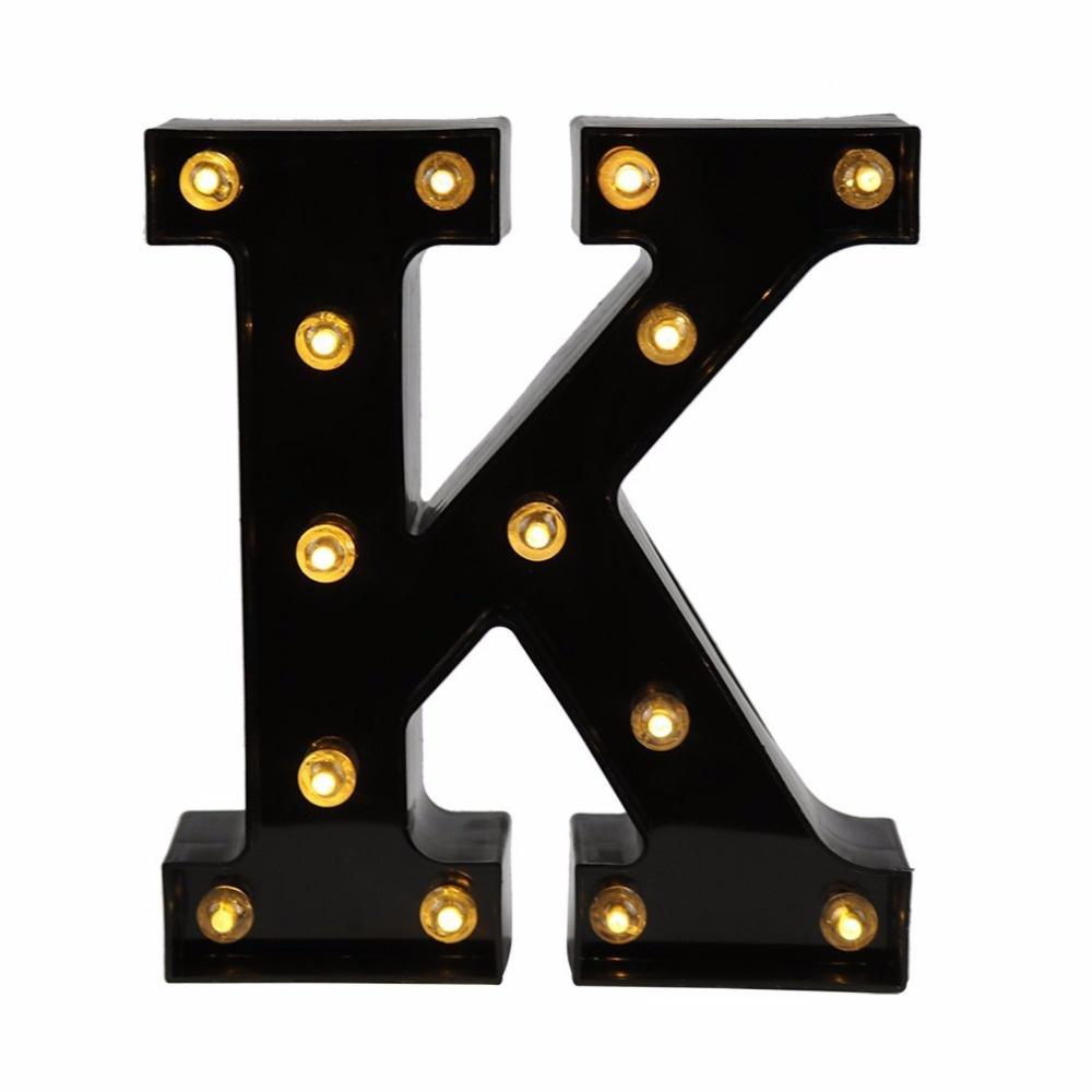 26 LED Letter Lights Decorate Birthday Parties, Weddings, Anniversaries, Party Venues, Garden and Bar Decorations