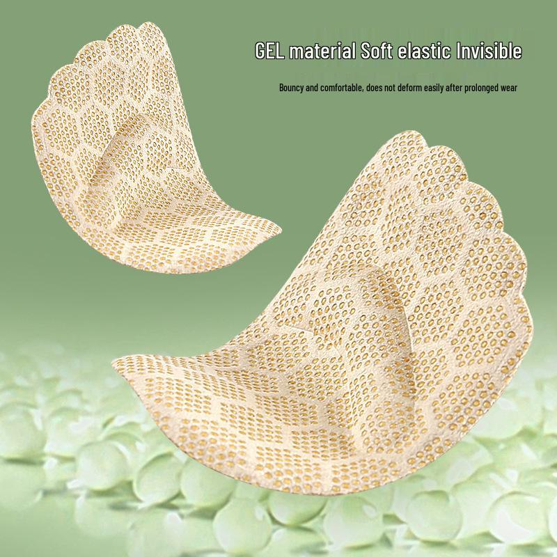 Self-Adhesive Invisible Forefoot Pad with Toe Post - Soft, Shock-Absorbing, Anti-Wear, Half-Size Massage Granules