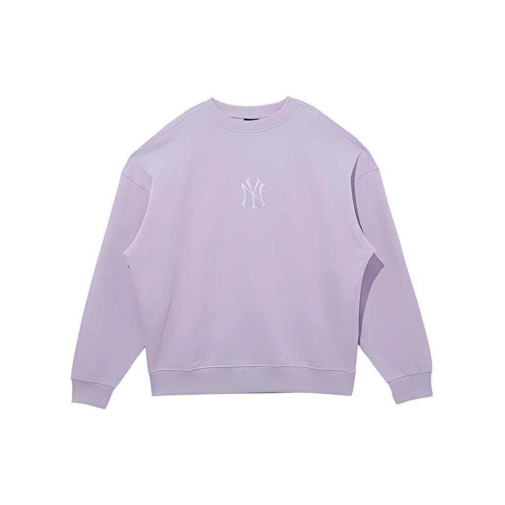 New Era SS22 Solid Color Crew Neck Long Sleeve Sweatshirt Unisex sweatshirt Purple 13095683