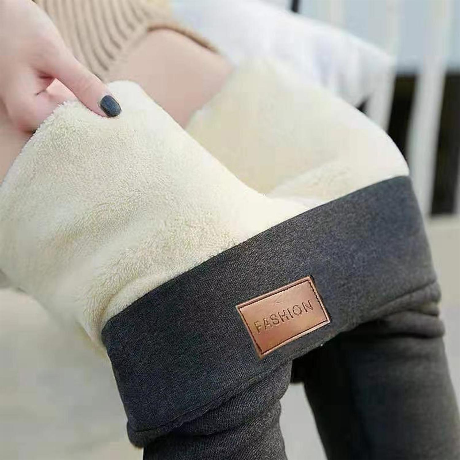 

Женские бархатные зимние леггинсы, эластичные, сохраняющие тепло леггинсы, женские, с высокой талией, тонкие, эластичные леггинсы, термоштаны из ягненка S серый