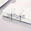 Versatile European & American Dragonfly Earrings and Necklace Set