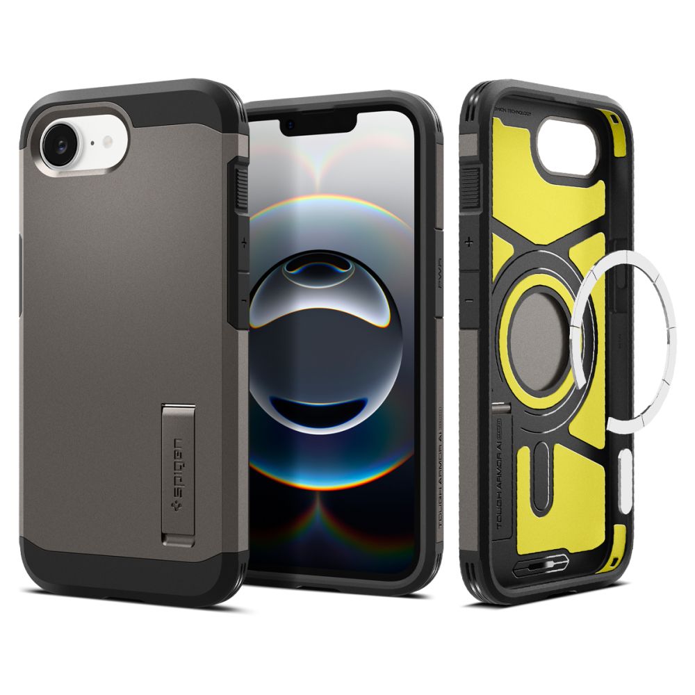 Spigen Tough Armor Mag Magsafe Iphone 16E Gunmetal